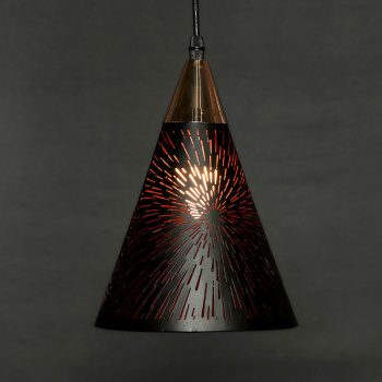 Люстра N5212/1H 1*40W  E27 (d-180; h-300/h800)  VERNER LIGHTING *1