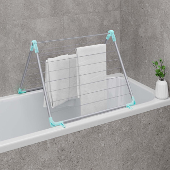 Сушилка для белья на ванну общ. дл.суш.пол.10м, р-р в разлож.виде:1,12х0,72м  СБ4 (Ижевск) *1/5