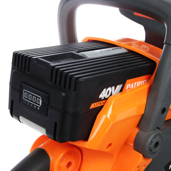 Пила цепная аккумуляторная 40В 2,5Ач Li-lon шина30см цепь45зв шаг3/8" паз1,3мм CS 402XL PATRIOT  *1