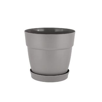 Кашпо пластм. "Villa de Fiori"  2л d верха 170мм h155мм с поддоном Француз. платан IG660110025*1/15