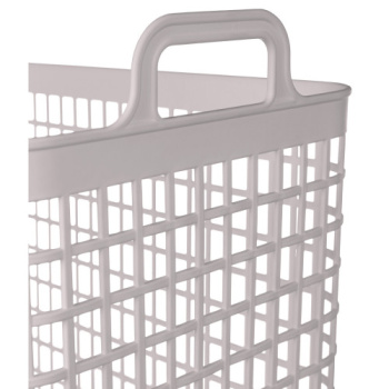 Корзина для белья пластм. 35л "Kobo" 500х380х262мм Св-беж арт.435220834 ("Бытпласт") *1/7