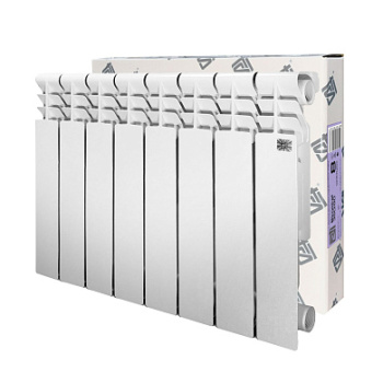 Радиатор биметаллический 8 секций STI, 350 мм, белый