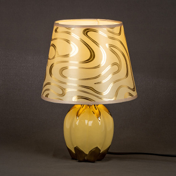 Лампа настольная 01803-0.7-01 Е14 40Вт (керамика+абажур)