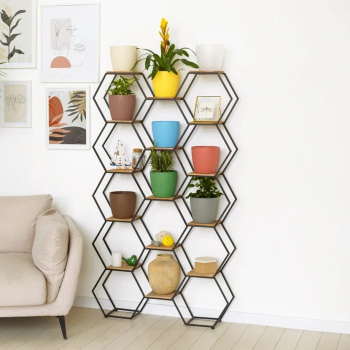 Кашпо пластм. "Эви" 3,0л d верха 175мм h155мм со вставкой Белый AME-3-01 ("VipSet") *1/12