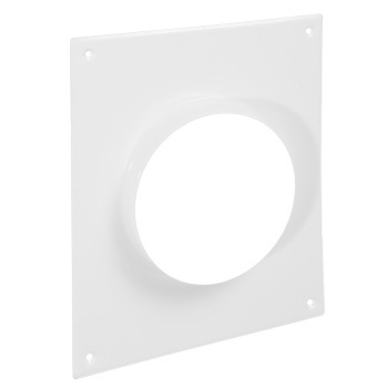 Площадка торцевая для воздуховода Ø125мм 125ПТР (решетка, 196х236мм) *1/30