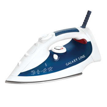 Утюг с отпар. 2000Вт GALAXY GL 6102 керам. подошва, пар.удар 230г/мин, антикапля *1/6