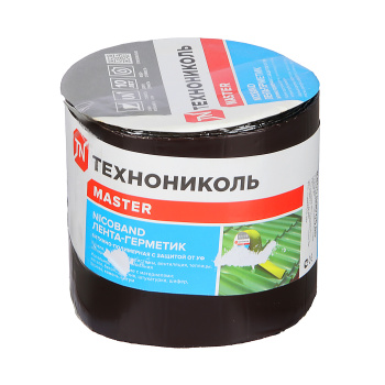 Лента-герметик 3х0.1 м ТехноНиколь Nicoband, самоклеящаяся, коричневый