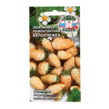 Семена Земляника Белоснежка 0,04гр СеДеК *10/100