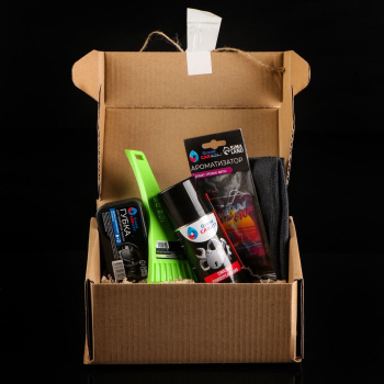 Подарочный бокс "Крутому перцу" автонабор для ухода 6882628