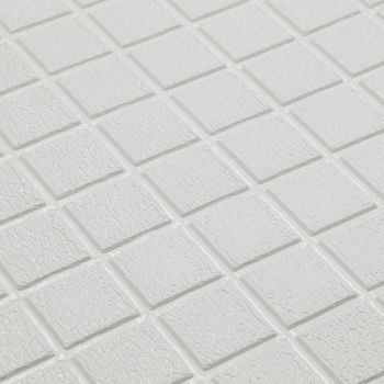 Панель стеновая мягкая самоклеющаяся Мозаика белая 700х770мм