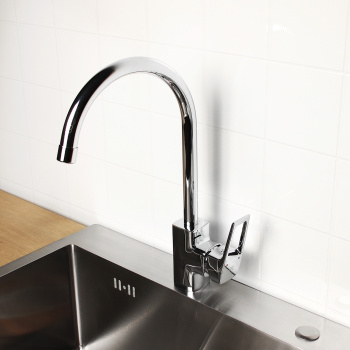 Смеситель для кухни Milardo Atlantic ATLSB00M05, высокий излив, рычажный