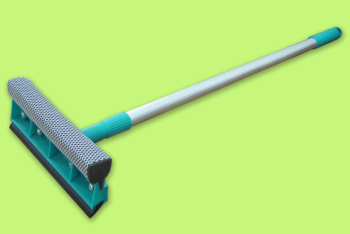 Окномойка "Умничка" телеск.р.до 120см, шир.нас.20см H99-WR016 Изумрудный *1/50