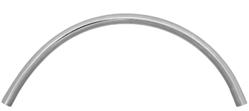 Дуга 1/4 (370х370) для трубы 25мм, хром JF-33 *1