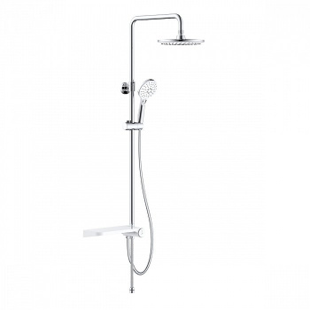 Стойка для душа с верхней лейкой IDDIS Ray RAYSW3Fi76 белый *1