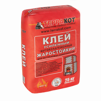 Клей для плитки 25 кг Терракот, жаростойкий