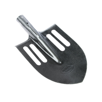 Лопата штыковая из рельс стали, 210*295 облегченная, без черенка *12