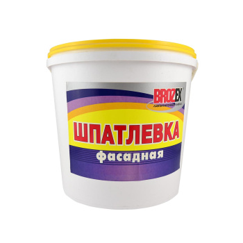 Шпатлевка фасадная акриловая 15 кг BROZEX