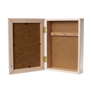 Ключница "Вензеля" белый 15х21 см 4920861