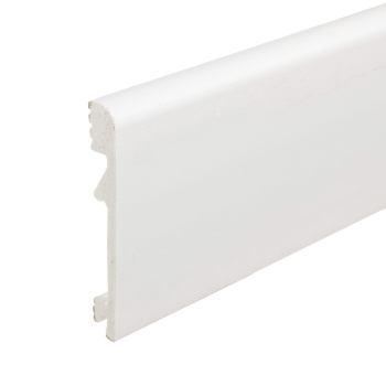 Плинтус напольный 2 м Солид 1 UHD 11, 100 мм, белый