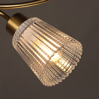 Светильник потолочный N6576/4 COP 4*40W E14 220V (l-720; w-310; h-280) S=12м2 VERNER LIGHTING *1