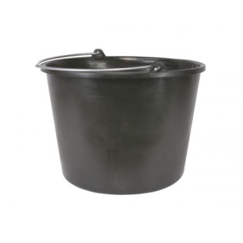 Ведро строительное 12 л Мультипласт, металлическая ручка, пластик