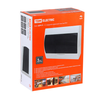 Бокс ЩРН-П-12мод О/П 12мод. (пластик ,28*44*52 ) рейка DIN TDM SQ0901-0004*1/10 Бокс ЩРН-П-12мод О/П 12мод. (пластик ,28*44*52 ) рейка DIN TDM SQ0901-0004*1/10