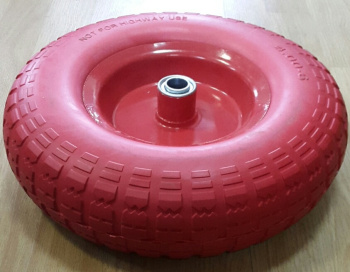 Колесо полиуретановое 4.00-6, 20 мм, 33 см