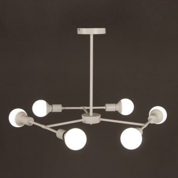 Люстра Verner Lighting N3327/6, 40 Вт, E27, 6 ламп, белый