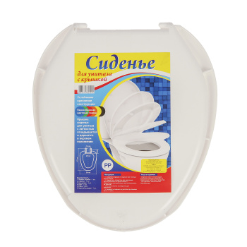 Сиденье для унитаза, 47х36 см, белый Сиденье для унитаза, 47х36 см, белый