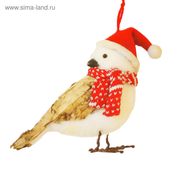 Набор для творчества - создай елочное украшение "Птичка в шарфике"   4304304