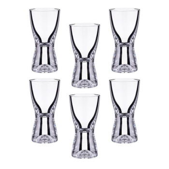 Набор стопок 70 мл Crystalex Bohemia Самба, 6 шт., стекло