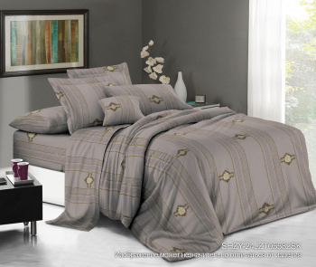 Постельное белье евро бязь Орхидея SHZY-24JZT 05582 SK, наволочки 70*70см - 2шт *1