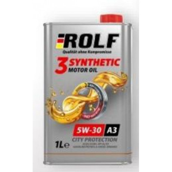 Масло Rolf 3-Synthetic синтетическое 5/40 ACEA A3/B4 4 л(138083h)