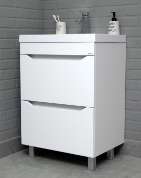 Тумба /Айсберг/ "Ева 60" (выписывать раковину КШ149 - Unit, КМ416-Bazis 60, КЦ393-Absolute 60)*1/10