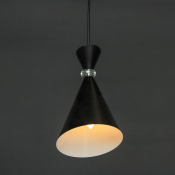 Люстра Verner Lighting N34041H, 40 Вт, E27, 1 лампа, черный