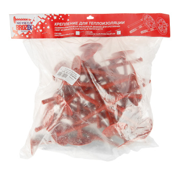 Дюбель 10х200 мм для теплоизоляции BROZEX, метал. гвоздь IZM, 30 шт. Дюбель 10х200 мм для теплоизоляции BROZEX, метал. гвоздь IZM, 30 шт.