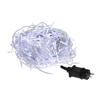 Гирлянда Бахрома 6х0,6м 24V VEGAS 192 холод LED 48 нитей 8 режимов уличная IP44 55157 *1/4