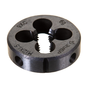 Плашка М12x1.5мм сталь 9ХС (4-28022-12-1.5) ЗУБР *1/60