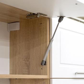 Шкаф навесной 600х676х290 мм BROZEX-WOOD Орхидея Горизонт, с двумя дверцами