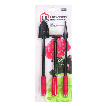 яяяНабор садово-цветочный, 3 предмета, пластик ручка (0241) ЦИ    *1/10/60