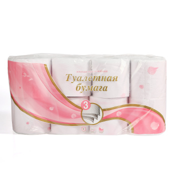 Бумага туалетная Linia Veiro No Name 3х-сл 8 рул 5С38NN