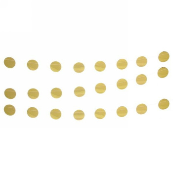 Растяжка "Вечеринка" 2,5 м 5 см Глиттер, (24 штук), золото