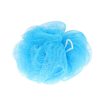 Мочалка-бант для душа нейлон D11см Шарик цвет МИКС 40г Мистер Бульк *10/100