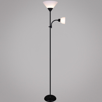 Торшер 00306-0.7-02 BK 2хE27+Е14 60Вт *1/6