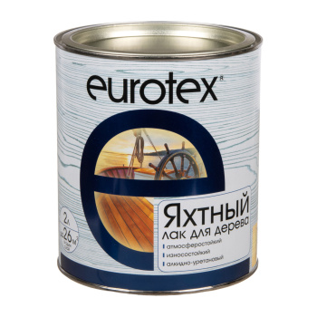Лак алкидно-уретановый Eurotex, 2 л, яхтный, глянцевый