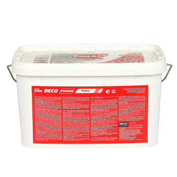 Покрытие акриловое декоративное Pietra S100 c эффектом камня янтарь 7 кг PARADE  *1/96