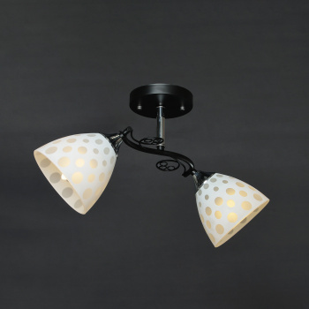 Люстра Verner Lighting N2996/2, 40 Вт, E27, 2 лампы, черный