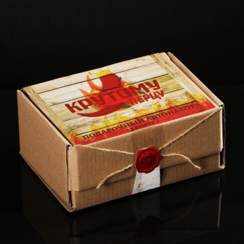 Подарочный бокс "Крутому перцу" автонабор для ухода 6882628