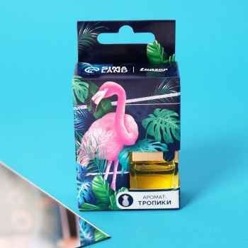 Ароматизатор подвесной в бутылочке, размер XXL «Тропики» 6861135