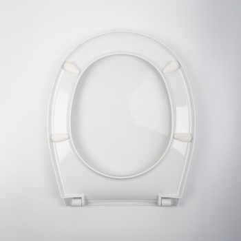 Сиденье для унитаза Milardo 434*364*40 полипропилен, быстросъемное, белое 030PP0EM31 *1/15